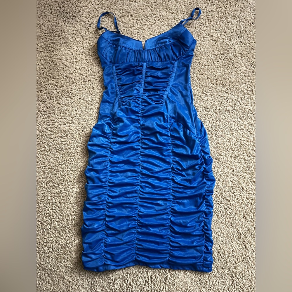 Blue Bebe Mini Dress